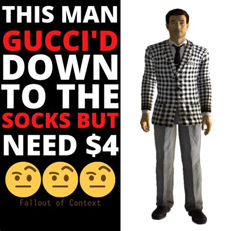 gucci down to the socjk|gucci socks meme.